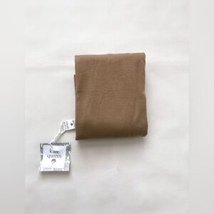 Kate Quinn Brown Organic Cotton Swaddle NWT